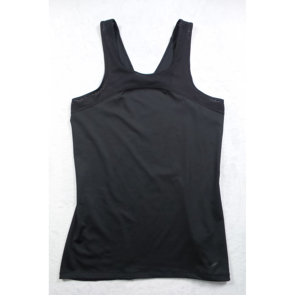 Nike Pro Top Womens Size Large Black HyperCool Tank Breathable Stretch